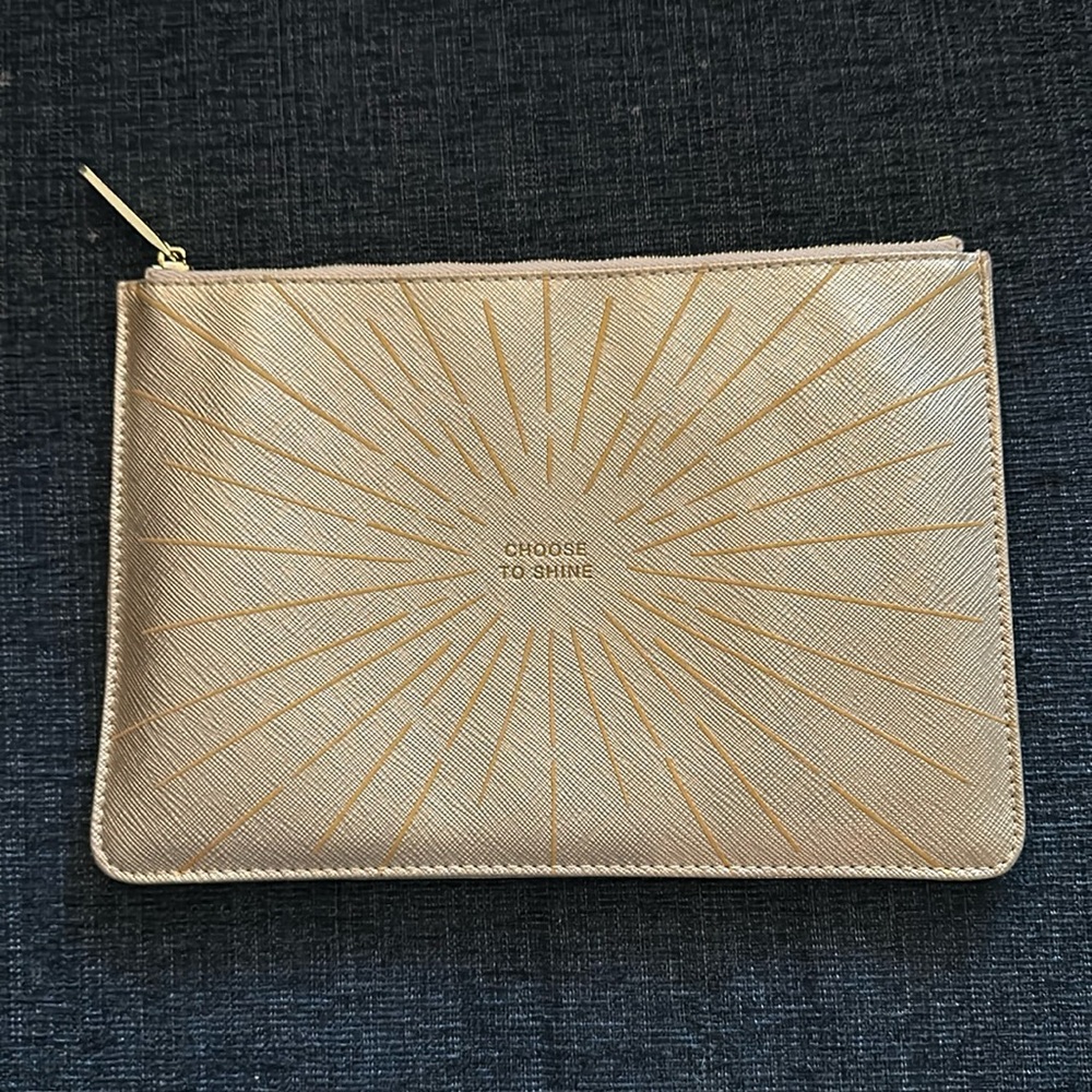 Katie Loxton Gold Print Perfect Pouch